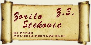 Zorilo Steković vizit kartica